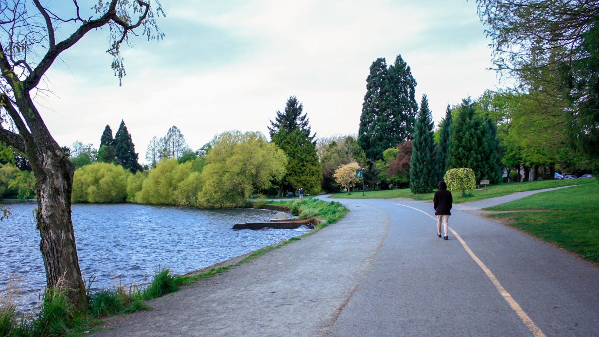 Green Lake Park, walking trail, Seattle