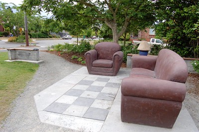 The stone living room, Ballard Corners Park, Seattle